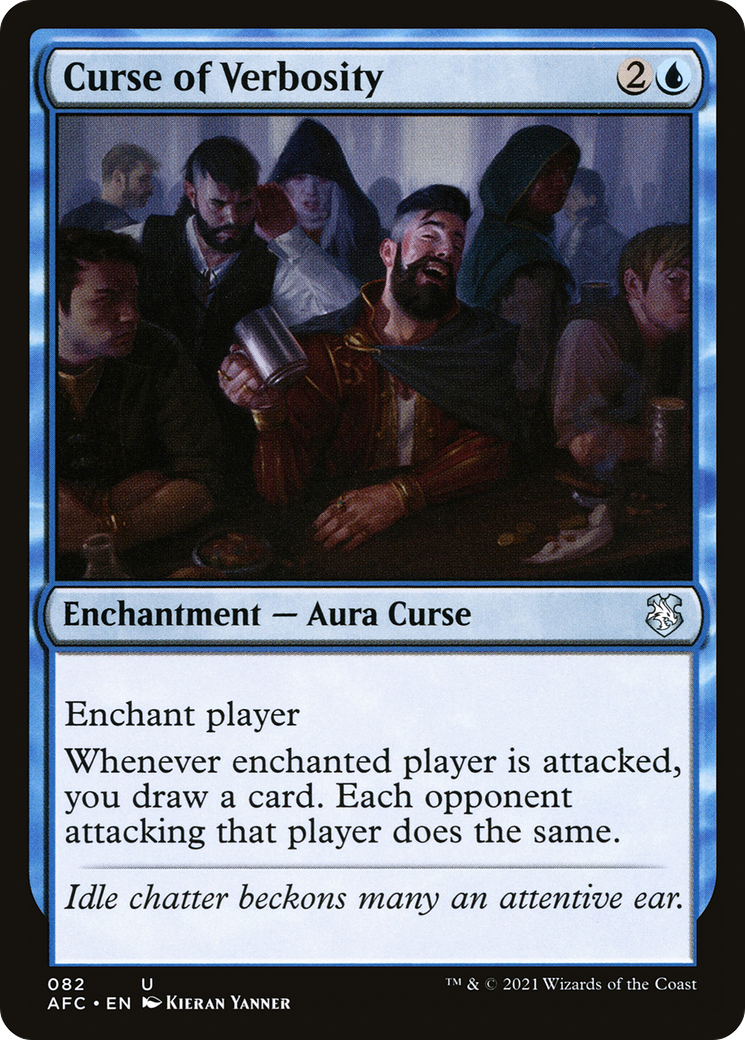 Image of Curse of Verbosity (AFC-082) - Forgotten Realms Commander