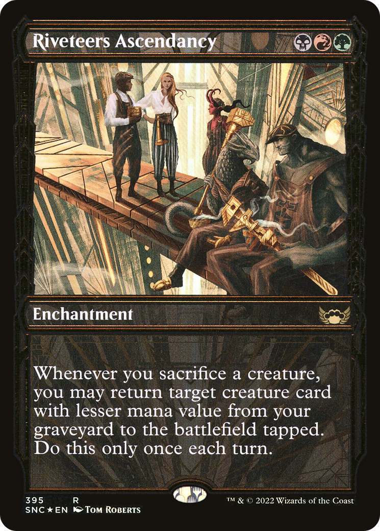 Image of Riveteers Ascendancy (Gilded Foil) (SNC-395) - Streets of New Capenna: (Showcase) Foil