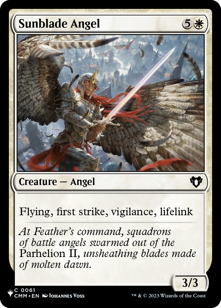 Image of Sunblade Angel (LIST-CMM-61) - The List