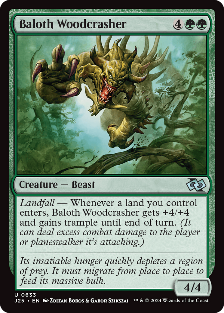 Image of Baloth Woodcrasher (J25-633) - Foundations Jumpstart