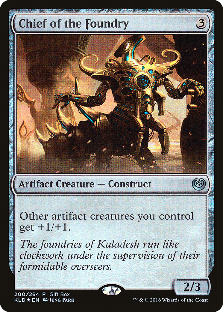 Image of Chief of the Foundry (GBP-200) - Kaladesh Promos Foil