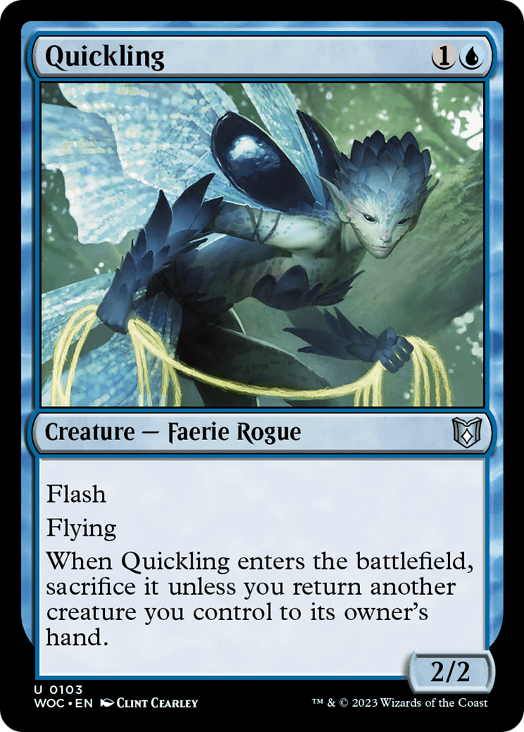 Image of Quickling (WOC-103) - Wilds of Eldraine Commander