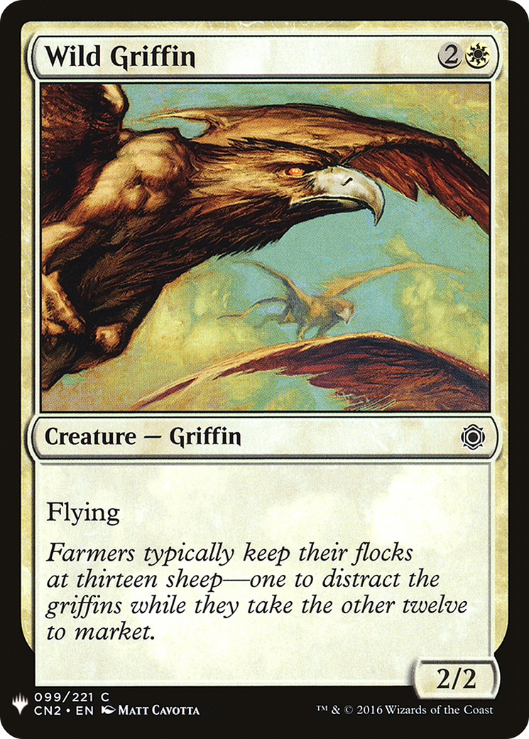 Image of Wild Griffin (LIST-099) - The List