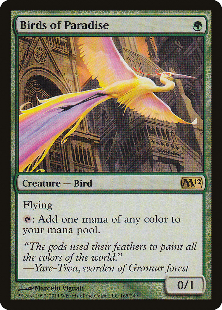 Image of Birds of Paradise (M12-165) - Magic 2012