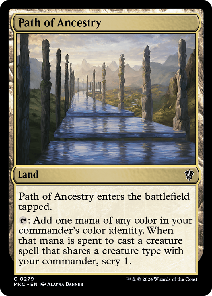 Image of Path of Ancestry (MKC-279) - Murders at Karlov Manor Commander
