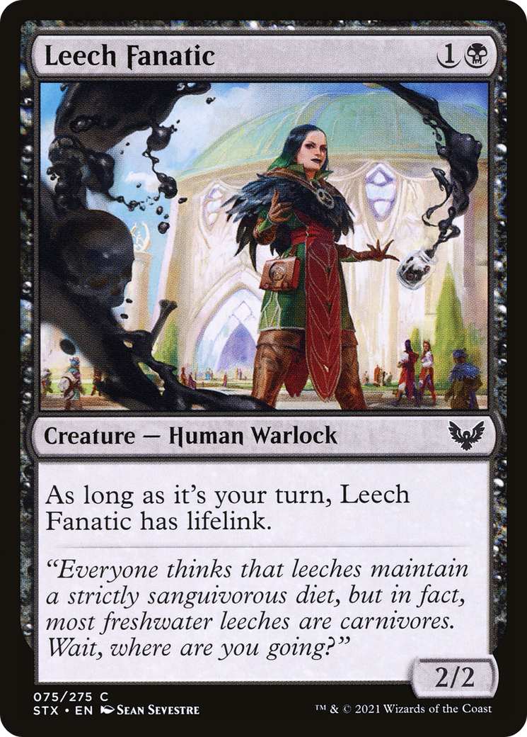 Image of Leech Fanatic (STX-075) - Strixhaven: School of Mages Foil