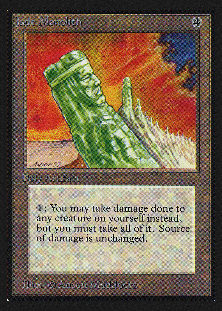 Image of Jade Monolith (IE) (IED-) - Intl. Collectors' Edition
