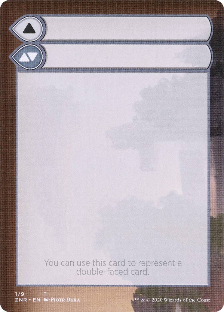 Image of Double-Faced Substitute Card (SZNR-001) - Zendikar Rising Substitute Cards (Borderless)