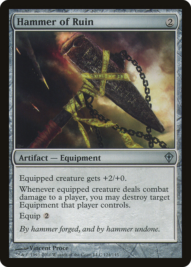 Image of Hammer of Ruin (WWK-124) - Worldwake Foil