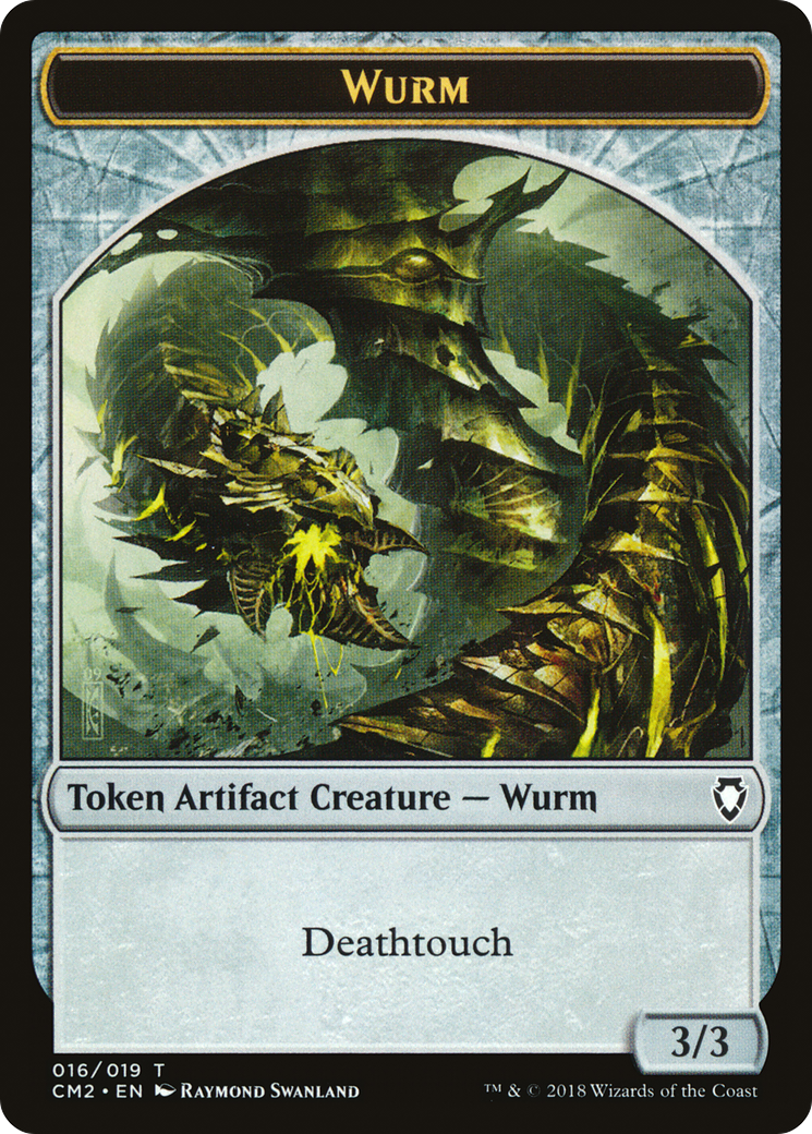 Image of Wurm Token (Deathtouch) (CM2-016) - Commander Anthology Volume II Tokens