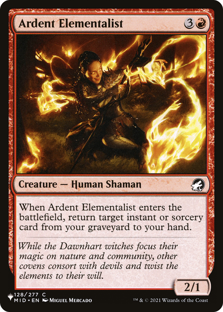 Image of Ardent Elementalist (LIST-MID-128) - The List
