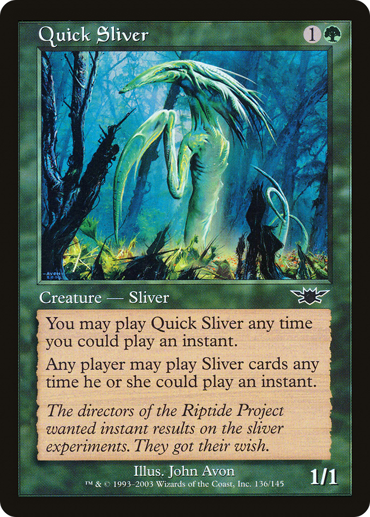 Image of Quick Sliver (LGN-136) - Legions Foil