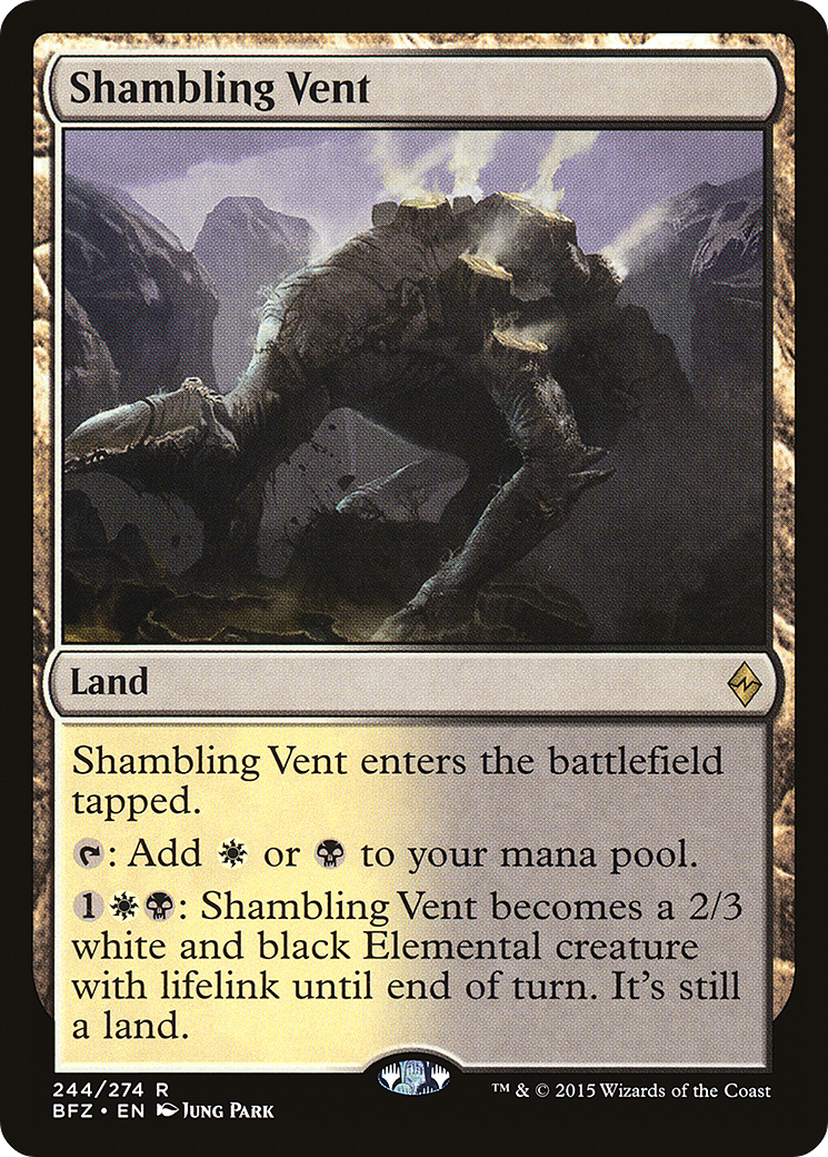 Image of Shambling Vent (BFZ-244) - Battle for Zendikar
