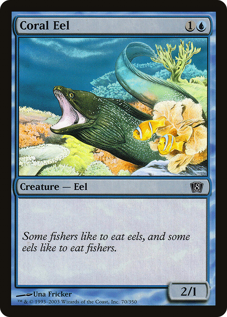 Image of Coral Eel (8ED-070) - 8th Edition