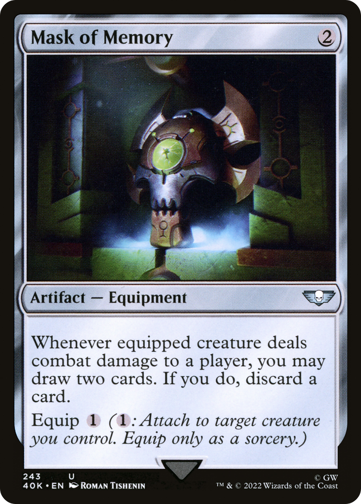 Image of Mask of Memory (40K-243) - Warhammer 40,000 Commander
