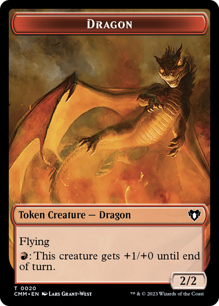 Image of Dragon (TCMM-020) - Commander Masters Tokens Foil