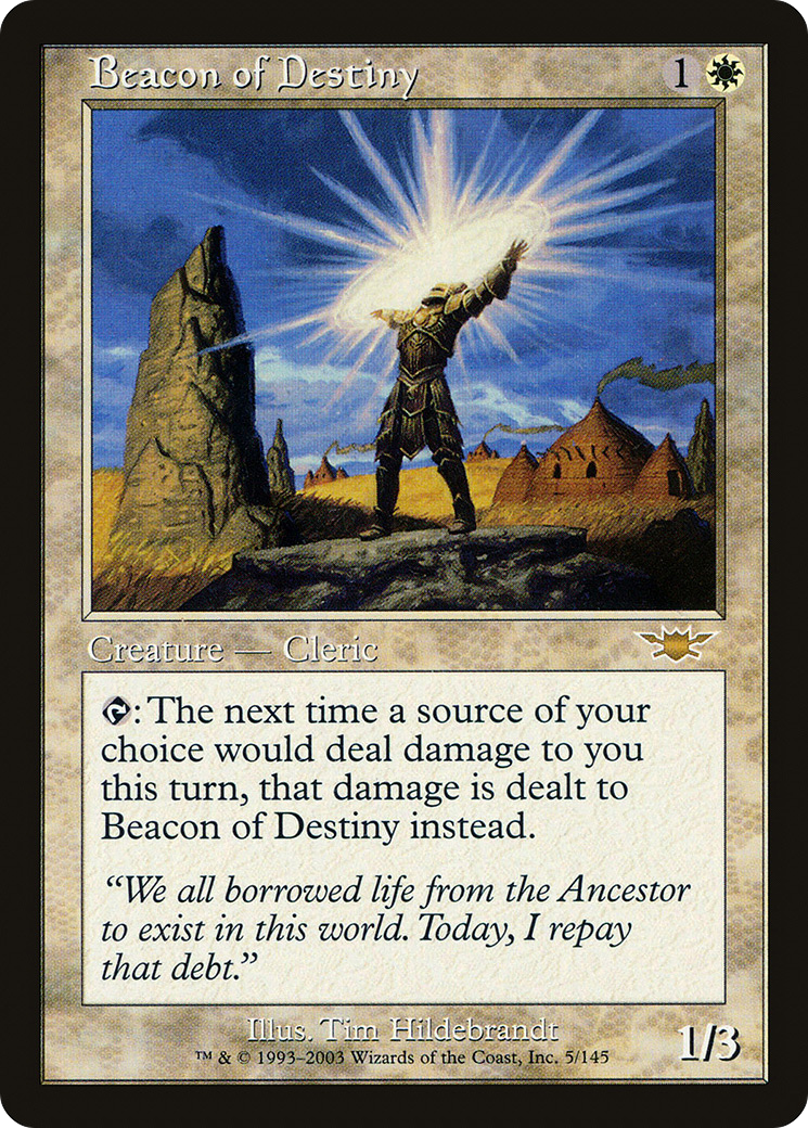 Image of Beacon of Destiny (LGN-005) - Legions Foil
