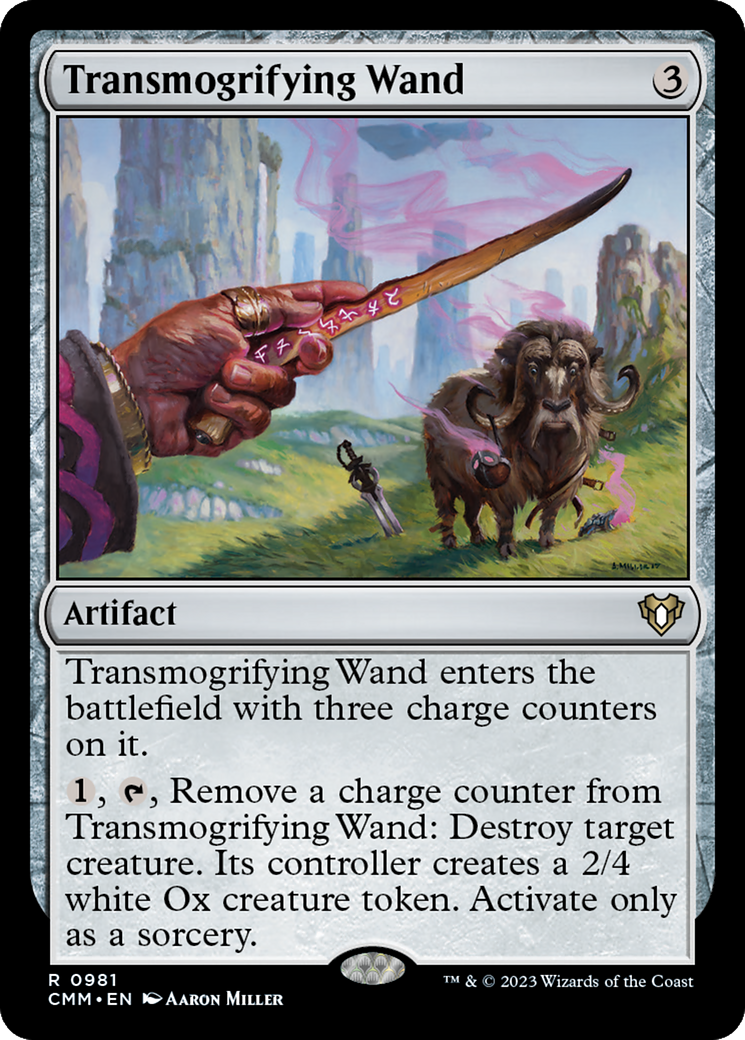 Image of Transmogrifying Wand (CMM-981) - Commander Masters