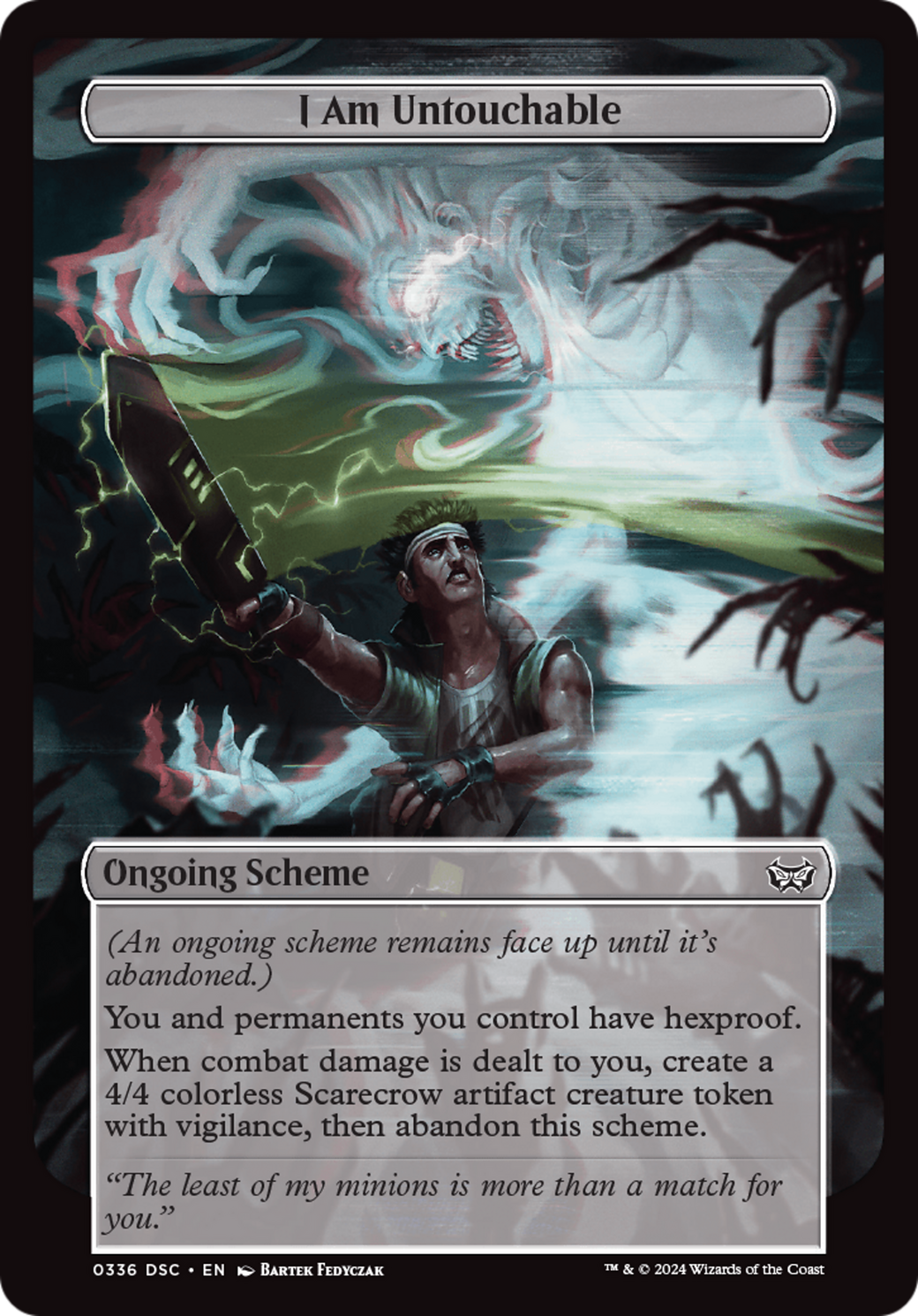 Image of I Am Untouchable (Full Art) (A:DSC-336) - Duskmourn: House of Horror Commander