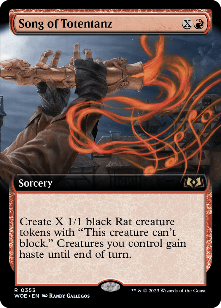 Image of Song of Totentanz (Extended Art) (WOE-353) - Wilds of Eldraine: (Extended Art) Foil