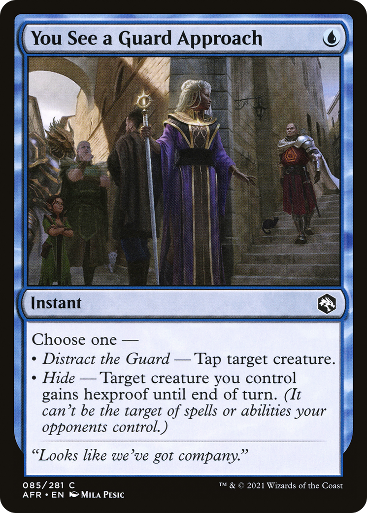 Image of You See a Guard Approach (AFR-085) - Adventures in the Forgotten Realms