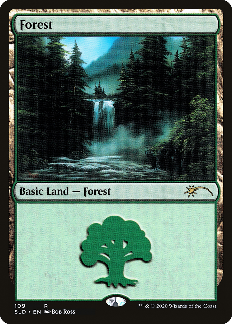 Image of Forest (109) (Bob Ross) (SLD-109) - Secret Lair Drop