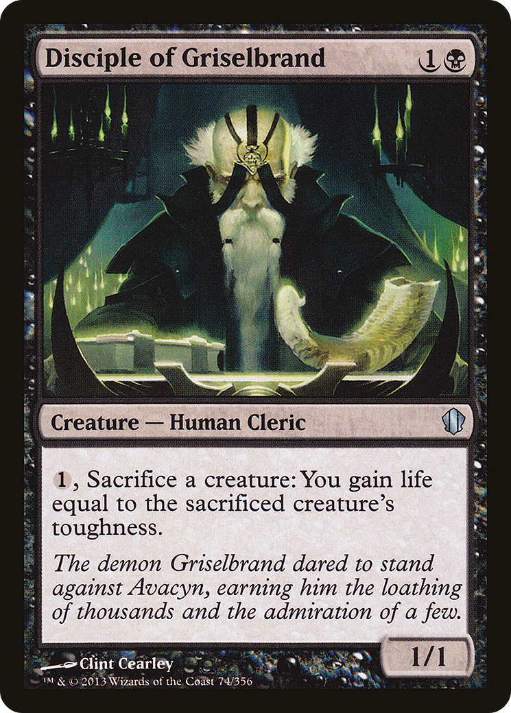 Image of Disciple of Griselbrand (C13-074) - Commander 2013