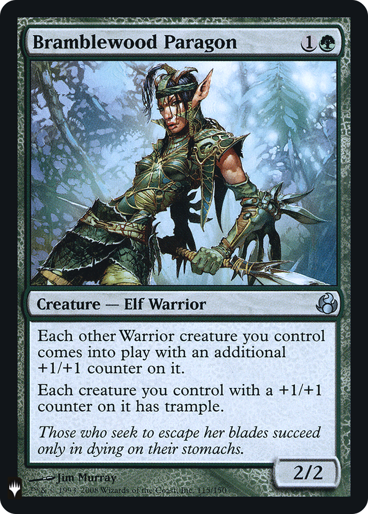 Image of Bramblewood Paragon (LIST-115) - The List Foil