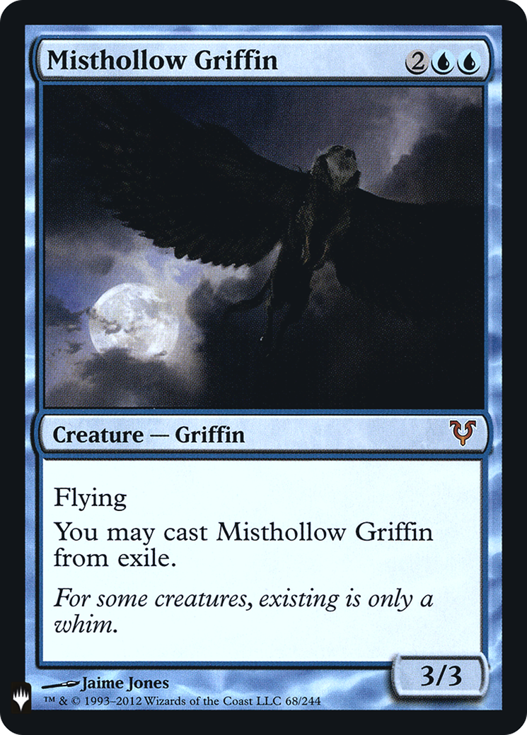 Image of Misthollow Griffin (LIST-AVR-68) - The List Foil