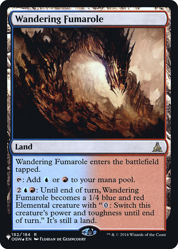 Image of Wandering Fumarole (LIST-OGW-182) - The List Foil
