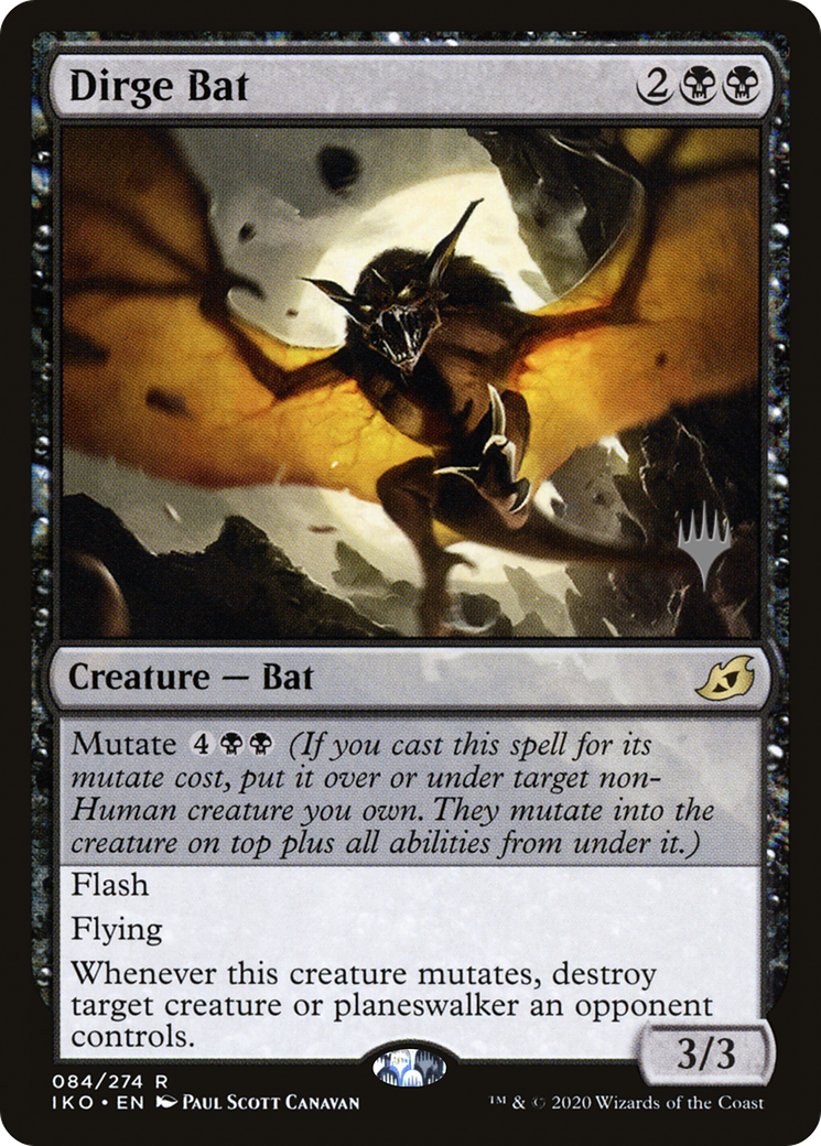 Image of Dirge Bat (PPIKO-084) - Ikoria: Lair of Behemoths Promos