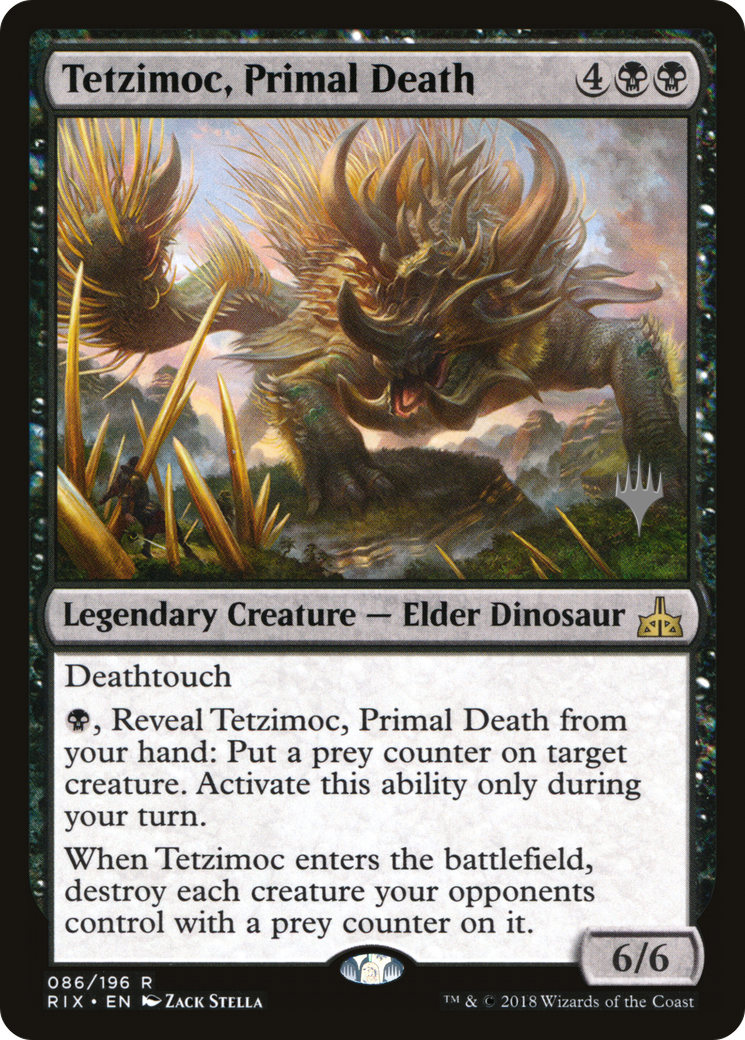 Image of Tetzimoc, Primal Death (PPM20-086) - Rivals of Ixalan Promos Foil