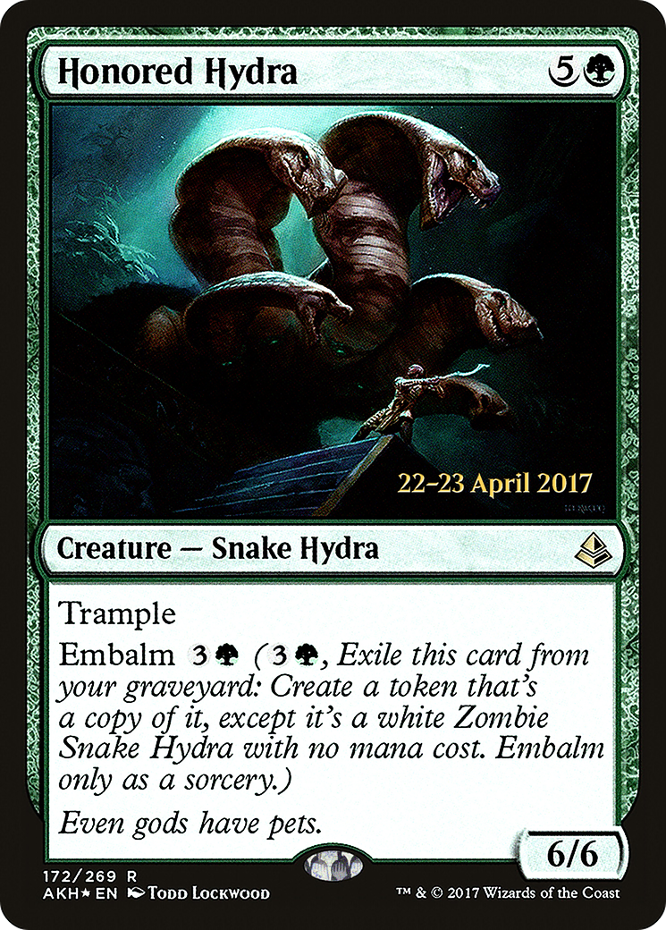 Image of Honored Hydra (PRE-172) - Amonkhet Promos Foil