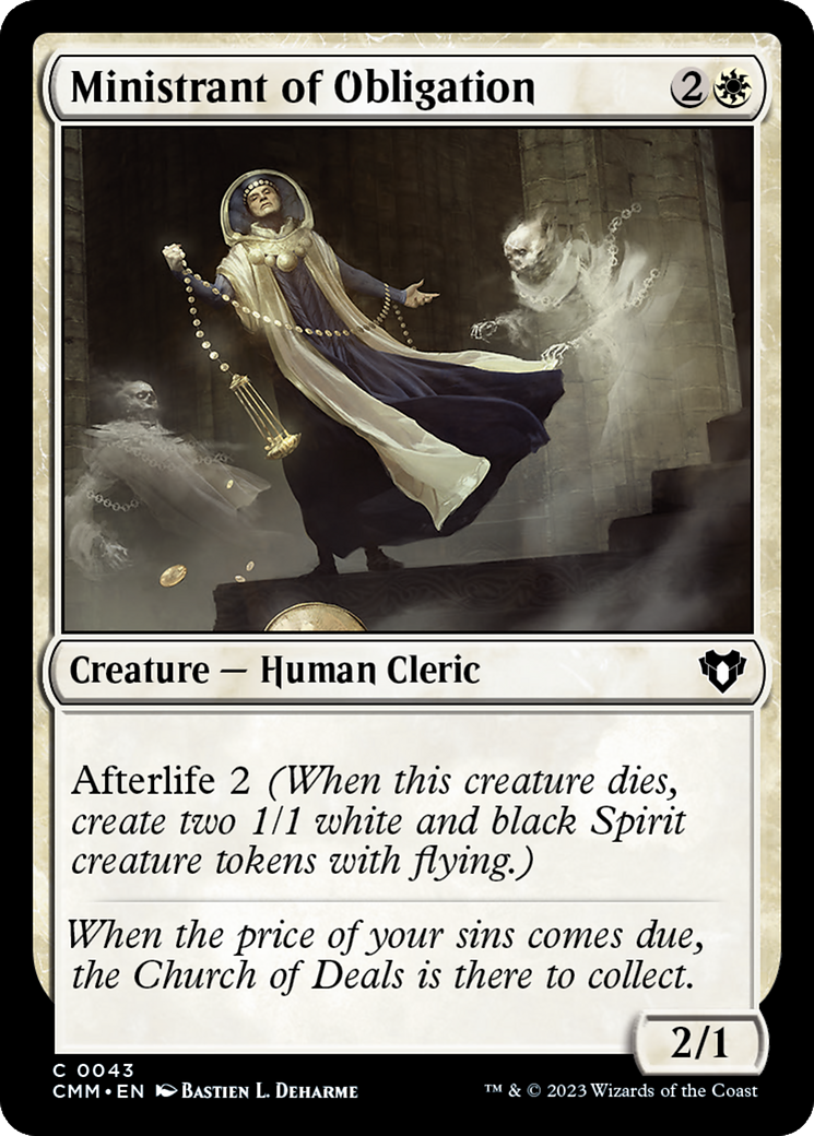 Image of Ministrant of Obligation (CMM-043) - Commander Masters