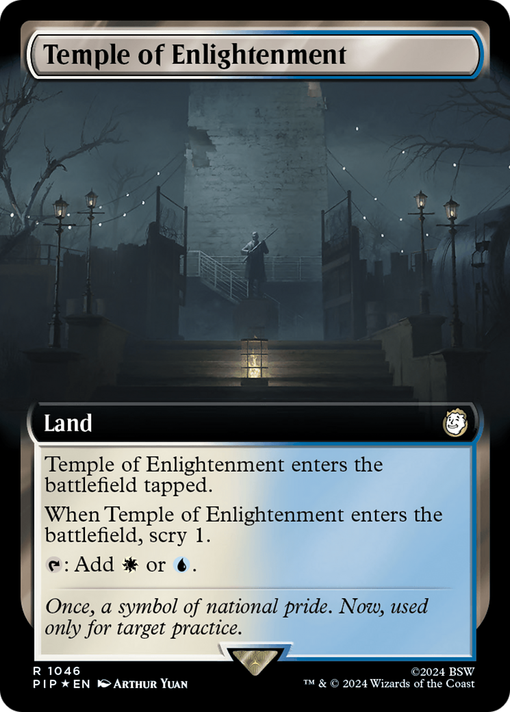 Image of Temple of Enlightenment (Extended Art) (Surge Foil) (PIP-1046) - Fallout: (Extended Art) Foil