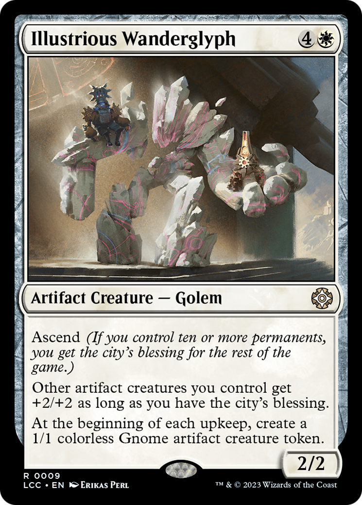 Image of Illustrious Wanderglyph (LCC-009) - The Lost Caverns of Ixalan Commander