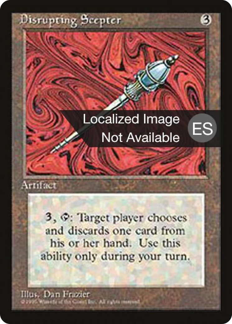 Image of Disrupting Scepter (4BB-) - Fourth Edition Foreign Black Border