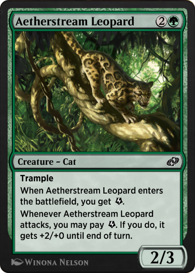 Image of Aetherstream Leopard (J21-538) - Jumpstart: Historic Horizons