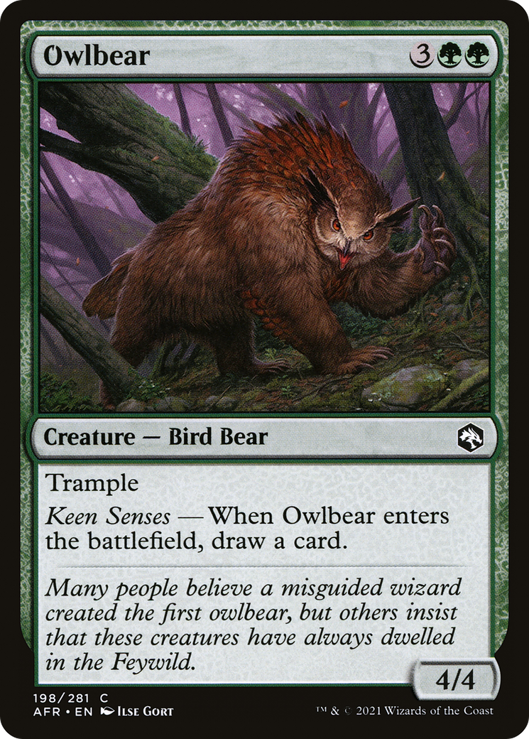 Image of Owlbear (AFR-198) - Adventures in the Forgotten Realms