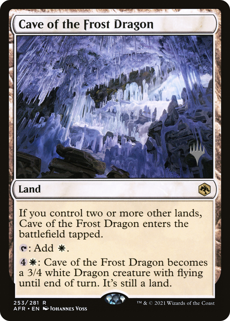 Image of Cave of the Frost Dragon (PPAFR-253) - Adventures in the Forgotten Realms Promos Foil