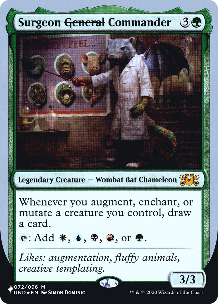 Image of Surgeon ~General~ Commander (LIST-042) - The List (Unfinity Foil Edition) Foil