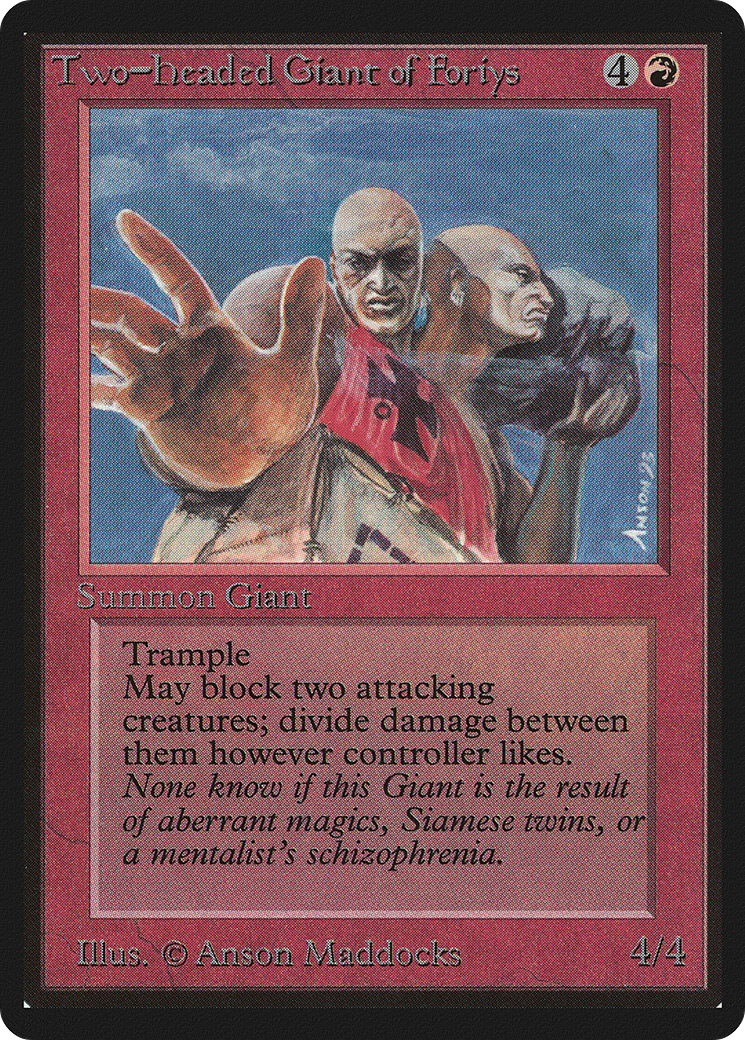 Image of Two-Headed Giant of Foriys (LEB-) - Limited Edition Beta