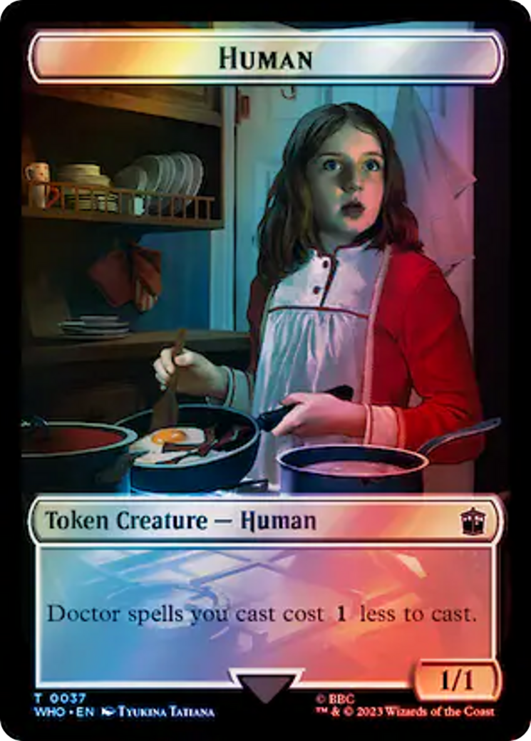 Image of Human (TWHO-037) - Doctor Who Tokens Foil