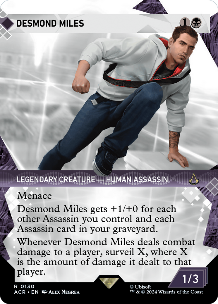 Image of Desmond Miles (Showcase) (ACR-130) - Assassin's Creed: (Showcase) (Borderless)