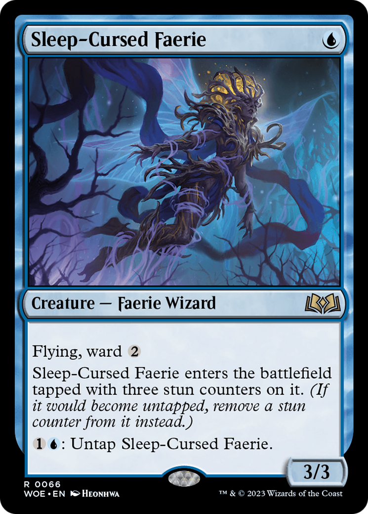 Image of Sleep-Cursed Faerie (WOE-066) - Wilds of Eldraine Foil
