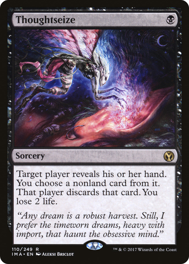 Image of Thoughtseize (IMA-110) - Iconic Masters Foil