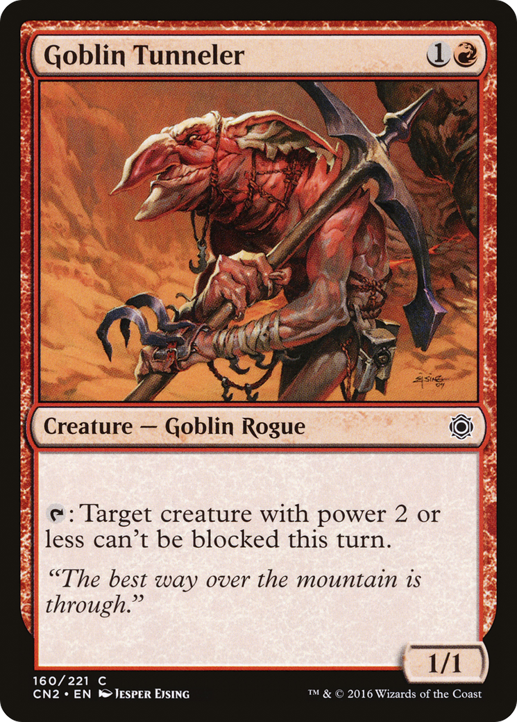 Image of Goblin Tunneler (CN2-160) - Conspiracy: Take the Crown
