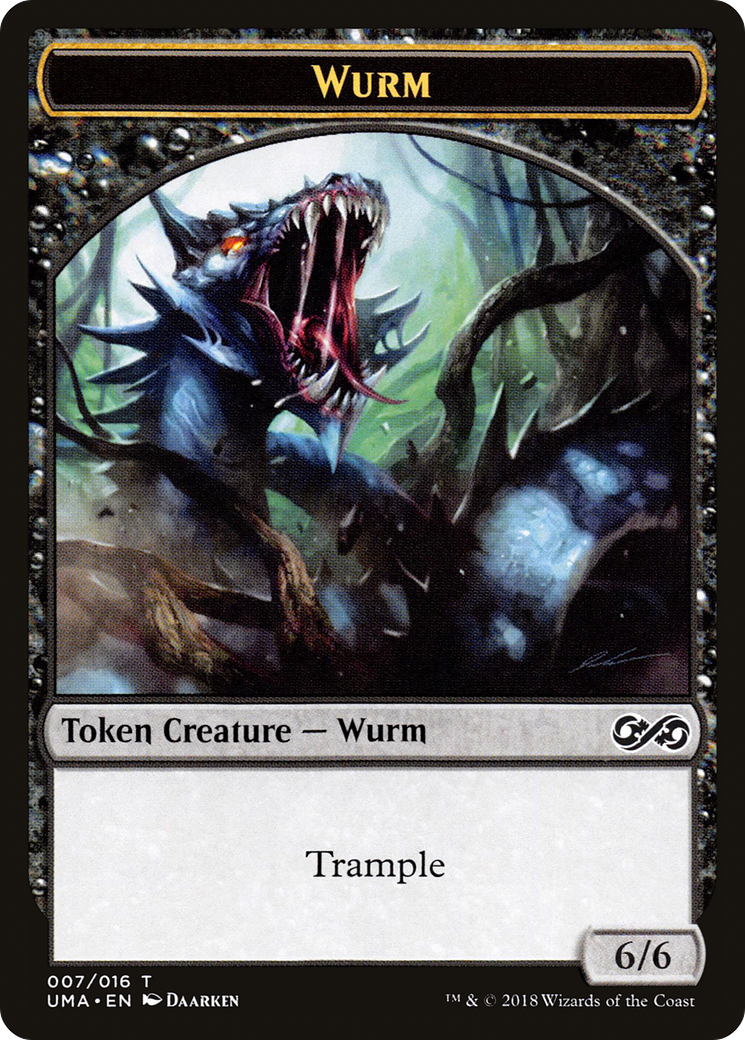 Image of Wurm Token (UMA-007) - Ultimate Masters Tokens