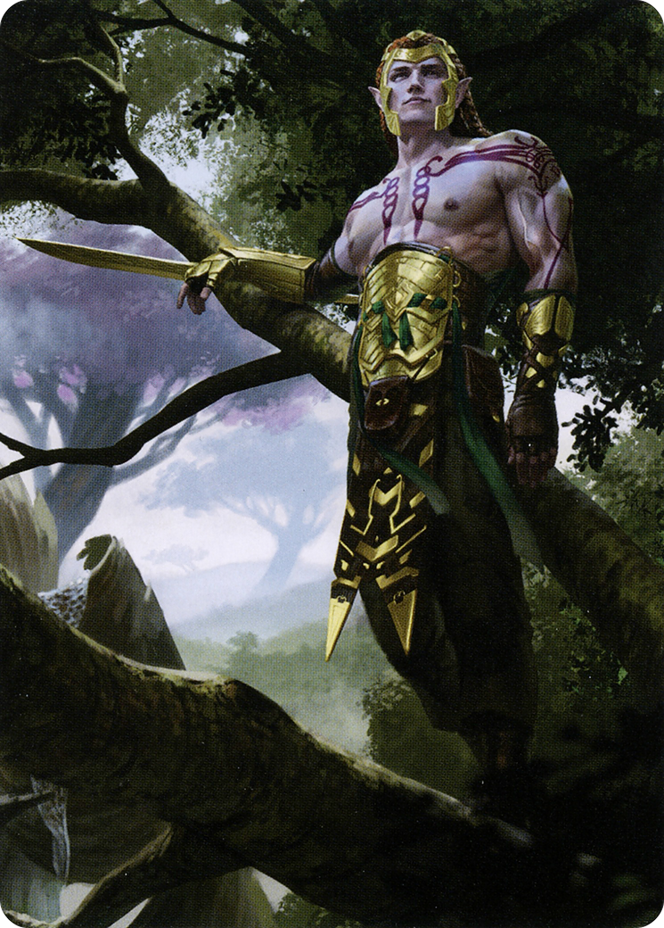 Image of Tyvar Kell // Tyvar Kell (ASKHM-053) - Art Series: Kaldheim (Borderless) Foil