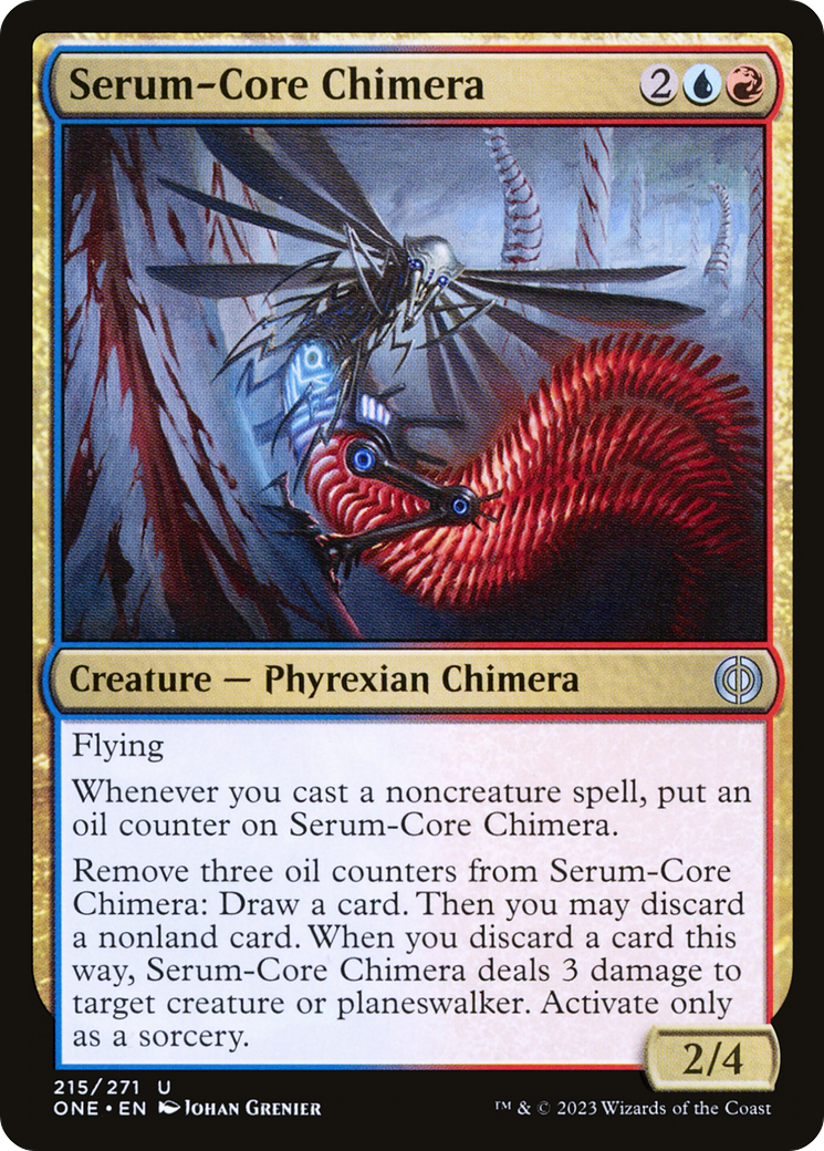 Image of Serum-Core Chimera (ONE-215) - Phyrexia: All Will Be One Foil